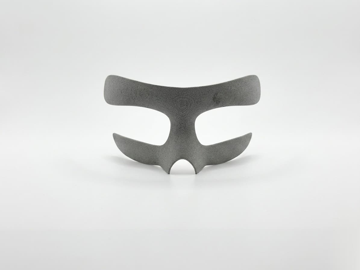 Masque de protection sur mesure — impression 3D MJF en PA12